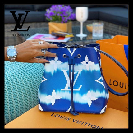 Louis Vuitton 2020 SS Monogram Casual Style Calfskin Canvas Plain Leather M45124 