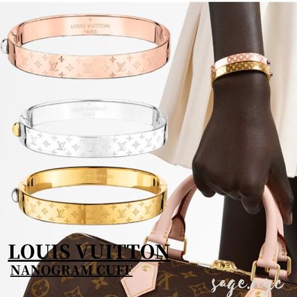 Louis Vuitton MONOGRAM Casual Style Studded Party Style Silver Elegant Style 