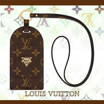 Louis Vuitton 2020 21AW Monogram Canvas Leather Logo Card Holders M68852 