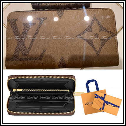 Louis Vuitton MONOGRAM 2020 SS Monogram Unisex Leather Long Wallet Logo Long Wallets 