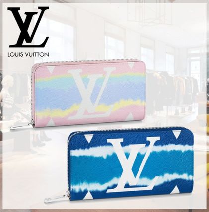 Louis Vuitton MONOGRAM Monogram Canvas Tie dye Long Wallet Logo Long Wallets 