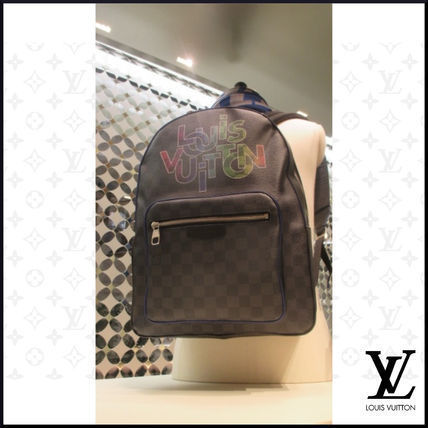 Louis Vuitton DAMIER GRAPHITE Josh Backpack N40268 