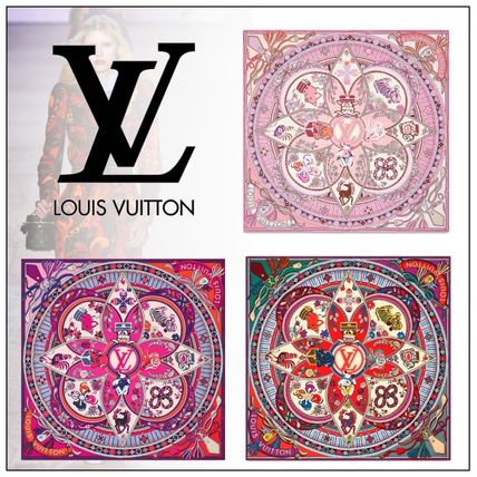 Louis Vuitton Silk Other Animal Patterns Elegant Style Logo M71432 M71430 M71431 