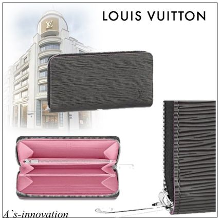 Louis Vuitton EPI 2020 SS Bi color Plain Leather Long Wallet Logo Long Wallets M69386 