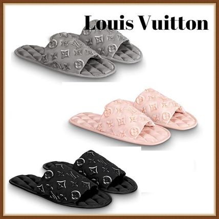 Louis Vuitton MONOGRAM Monogram Open Toe Slippers Logo Shoes 1A5SZF 1A5SZ7 1A5SZB 