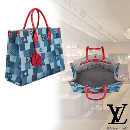 Louis Vuitton 2020 SS Monogram A4 2WAY Leather Office Style Elegant Style Totes M44992 