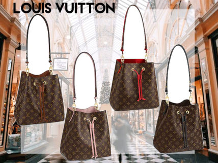 Louis Vuitton NEONOE Monogram Unisex Leather Crossbody Logo Shoulder Bags M44887 M44021 M44022 M44020 