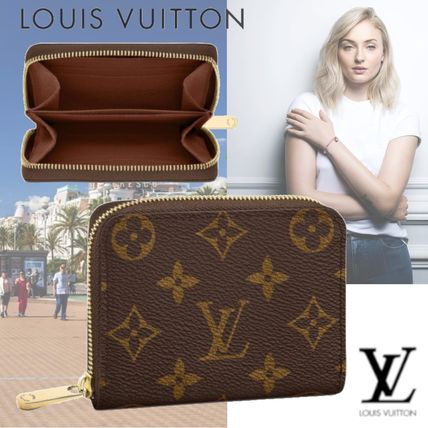 Louis Vuitton ZIPPY COIN PURSE Monogram Canvas Leather Long Wallet Logo Coin Cases M60067 