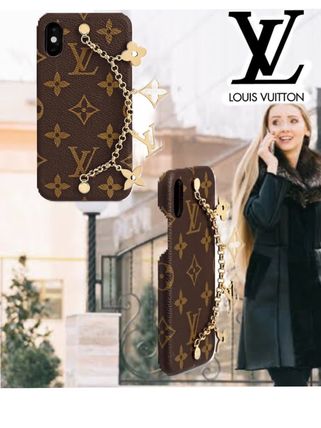Louis Vuitton 2020 SS Monogram Unisex iPhone X iPhone XS Logo Smart Phone Cases 