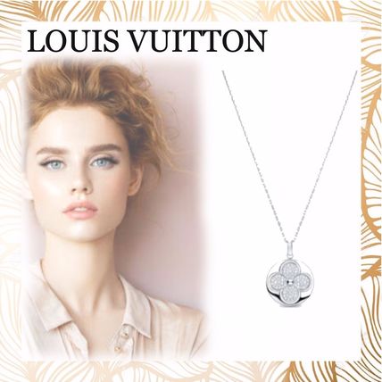 Louis Vuitton 18K Gold Elegant Style NecklacesPendants 