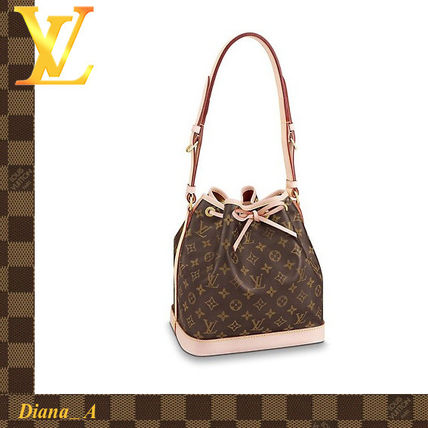 Louis Vuitton NOE Monogram Leather Elegant Style Handbags 
