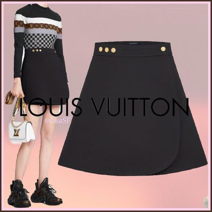 Louis Vuitton 2020 SS A Line Mini Wrap Skirt 1A82RC 