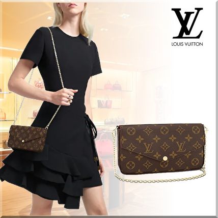 Louis Vuitton Monogram 3WAY Bridal Shoulder Bags M61276 
