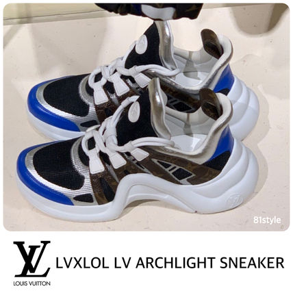 Louis Vuitton MONOGRAM Monogram Unisex Street Style Logo Low Top Sneakers 