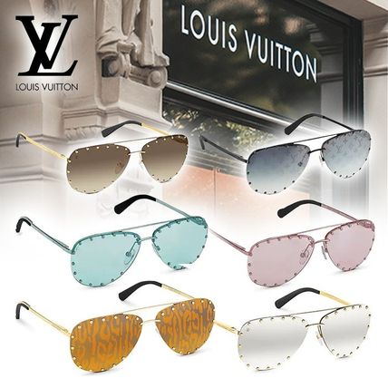 Louis Vuitton 2020 SS Studded Street Style Sunglasses