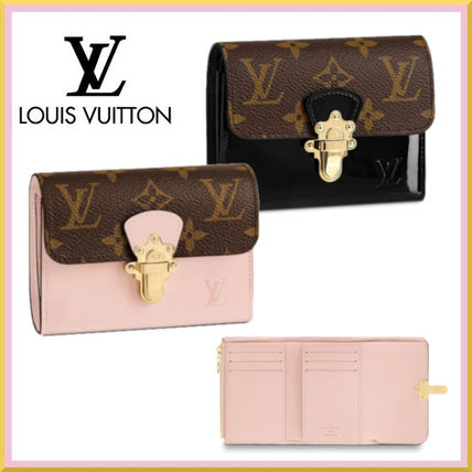 Louis Vuitton MONOGRAM Leather Folding Wallets M61912 M61911 