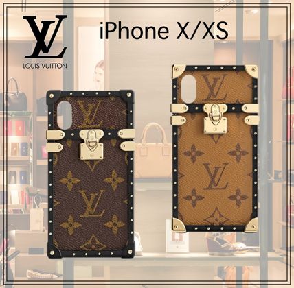 Louis Vuitton 2018 19AW Eye Trunk With Strap Iphone XXs M62619 M62618 