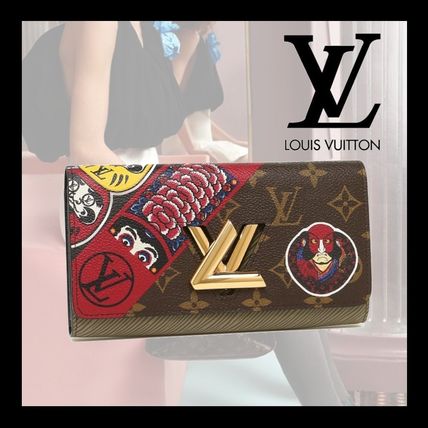 Louis Vuitton ZIPPY WALLET Monogram Long Wallet Logo Long Wallets 