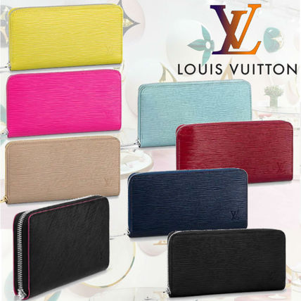Louis Vuitton ZIPPY WALLET Unisex Leather Logo Long Wallets M68626