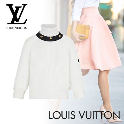 Louis Vuitton 2020 21AW Casual Style Wool Rib Long Sleeves Plain Medium 1A8391 