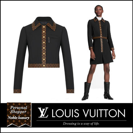 Louis Vuitton MONOGRAM 2020 21AW Monogram Casual Style Wool Blended Fabrics Plain 