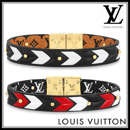 Louis Vuitton MONOGRAM 2020 21AW Casual Style Leather Elegant Style Bracelets M6776E M6774E 