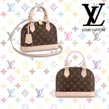 Louis Vuitton Monogram Canvas 2WAY Leather Crossbody Shoulder Bags M53152 