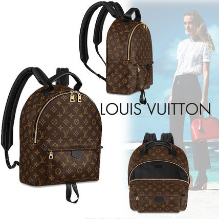 Louis Vuitton MONOGRAM Monogram Casual Style Unisex A4 Leather Office Style 