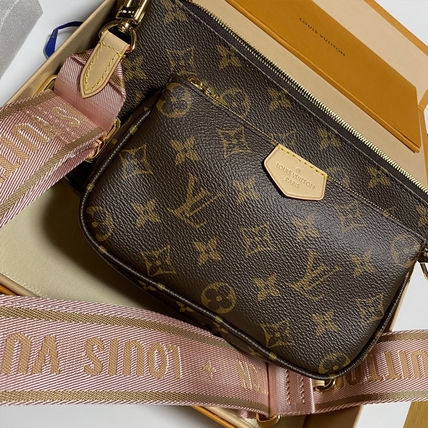 Louis Vuitton 2020 SS Monogram Unisex Leather Logo Shoulder Bags M44840 