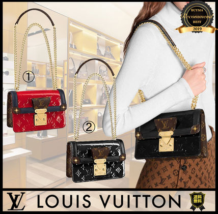 Louis Vuitton MONOGRAM VERNIS Monogram Casual Style Blended Fabrics 2WAY Chain Leather 