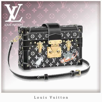 Louis Vuitton PETITE MALLE 2019 Cruise Monogram 3WAY Other Animal Patterns Leather Crossbody M44437 