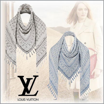 Louis Vuitton MONOGRAM 2020 21AW Desert Monogram Shawl M76367 M76368 