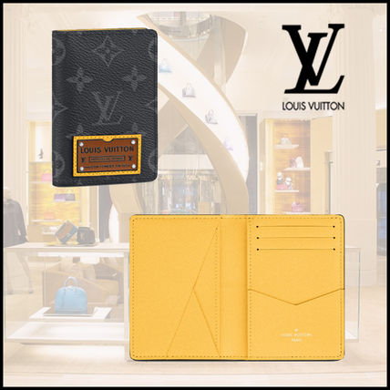 Louis Vuitton 2020 SS Monogram Canvas Leather Logo Folding Wallets M69250 