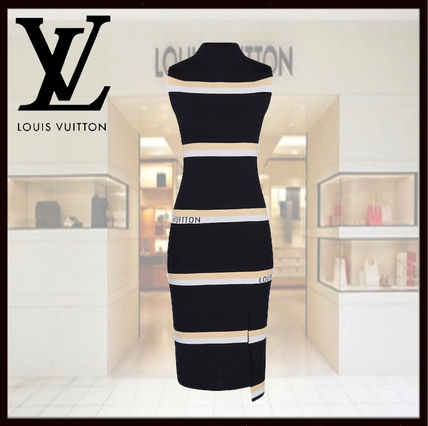 Louis Vuitton MONOGRAM 2020 SS Short Casual Style Party Style Elegant Style Dresses 1A5NL5 