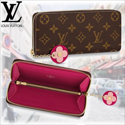 Louis Vuitton MONOGRAM Monogram Unisex Canvas Leather Long Wallet Logo M68314 