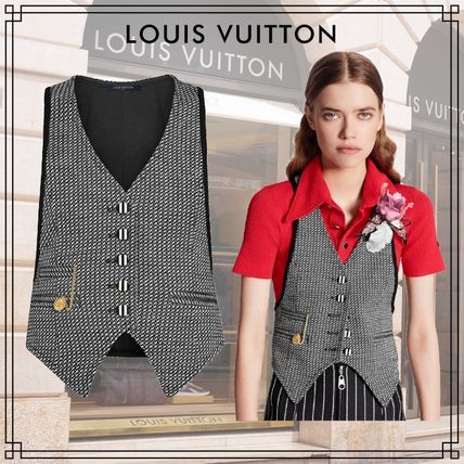 Louis Vuitton 2020 SS Casual Style Wool Silk Office Style Elegant Style Vests 1A7SNR 