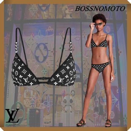 Louis Vuitton MONOGRAM 2020 Cruise Monogram Blended Fabrics Logo Swimwear 1A614P 