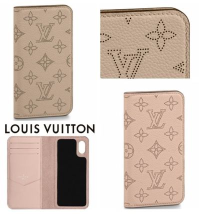 Louis Vuitton 2020 SS Leather iPhone X iPhone XS Logo Smart Phone Cases M68886 M68885 