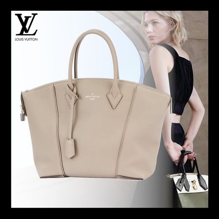 Louis Vuitton LOCKIT Casual Style 2WAY Plain Crossbody Formal Style Logo 
