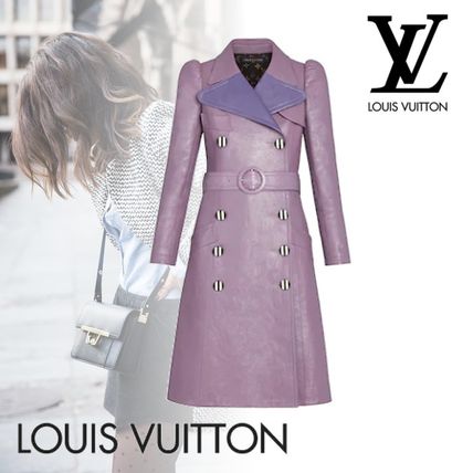 Louis Vuitton 2020 SS Plain Leather Long Elegant Style Formal Style Coats 1A7SOY 
