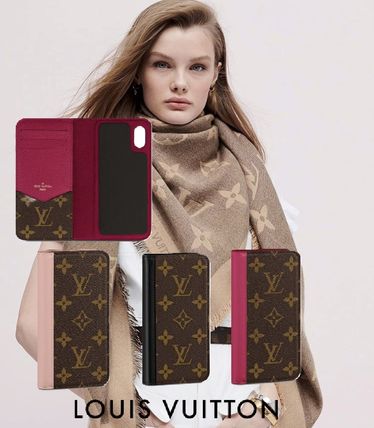 Louis Vuitton MONOGRAM 2019 20AW Monogram Unisex Leather iPhone X iPhone XS Logo 
