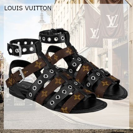 Louis Vuitton MONOGRAM 2020 Cruise Jumble Flat Sandal 1A66R4 