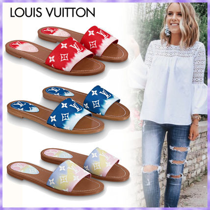 Louis Vuitton LOCKIT 2020 SS Lv Escale Lock It Flat Mule 1A7TP0 1A7TO6 1A7TNC 