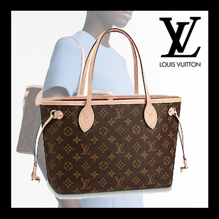 Louis Vuitton MONOGRAM Monogram Casual Style Leather Formal Style Logo Totes 