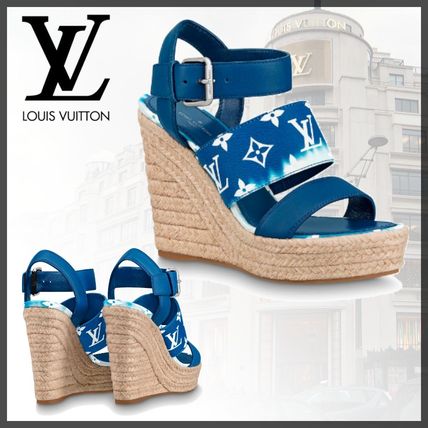 Louis Vuitton 2020 SS Lv Escale Starboard Wedge Sandal 1A7U4E 