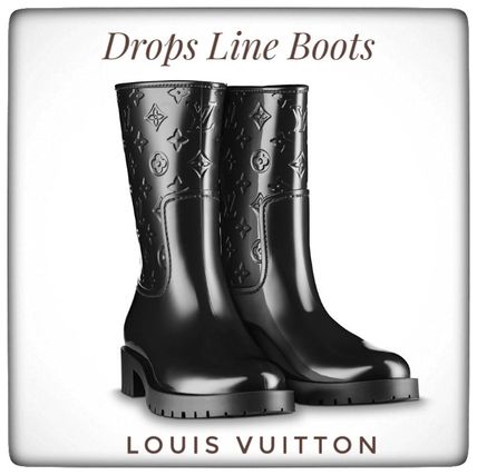 Louis Vuitton MONOGRAM 2020 SS Unisex Logo Rain Boots Boots