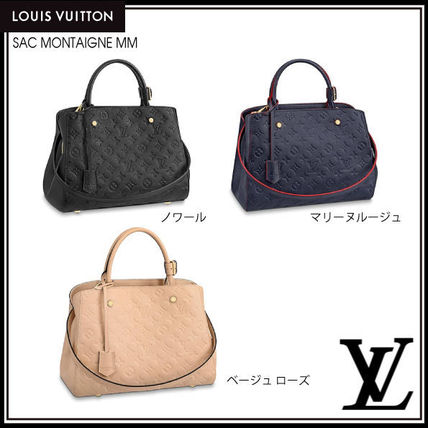 Louis Vuitton MONTAIGNE Leather Handbags 