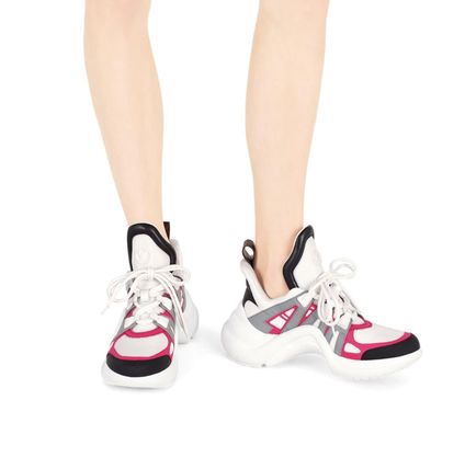 Louis Vuitton 2019 SS Stripes Plain Toe Casual Style Unisex Street Style Plain 1A4X7G 