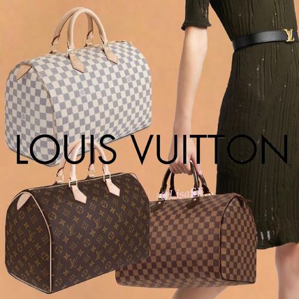 Louis Vuitton SPEEDY 2020 SS Other Plaid Patterns Monogram Canvas Blended Fabrics 3WAY M41107N41369N41363 