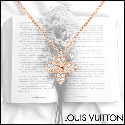Louis Vuitton Flower Party Style 18K Gold Office Style Elegant Style Fine Q93710 